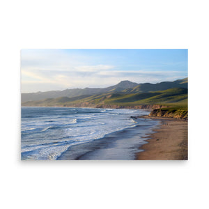 Jalama Pacific Coastline California Poster